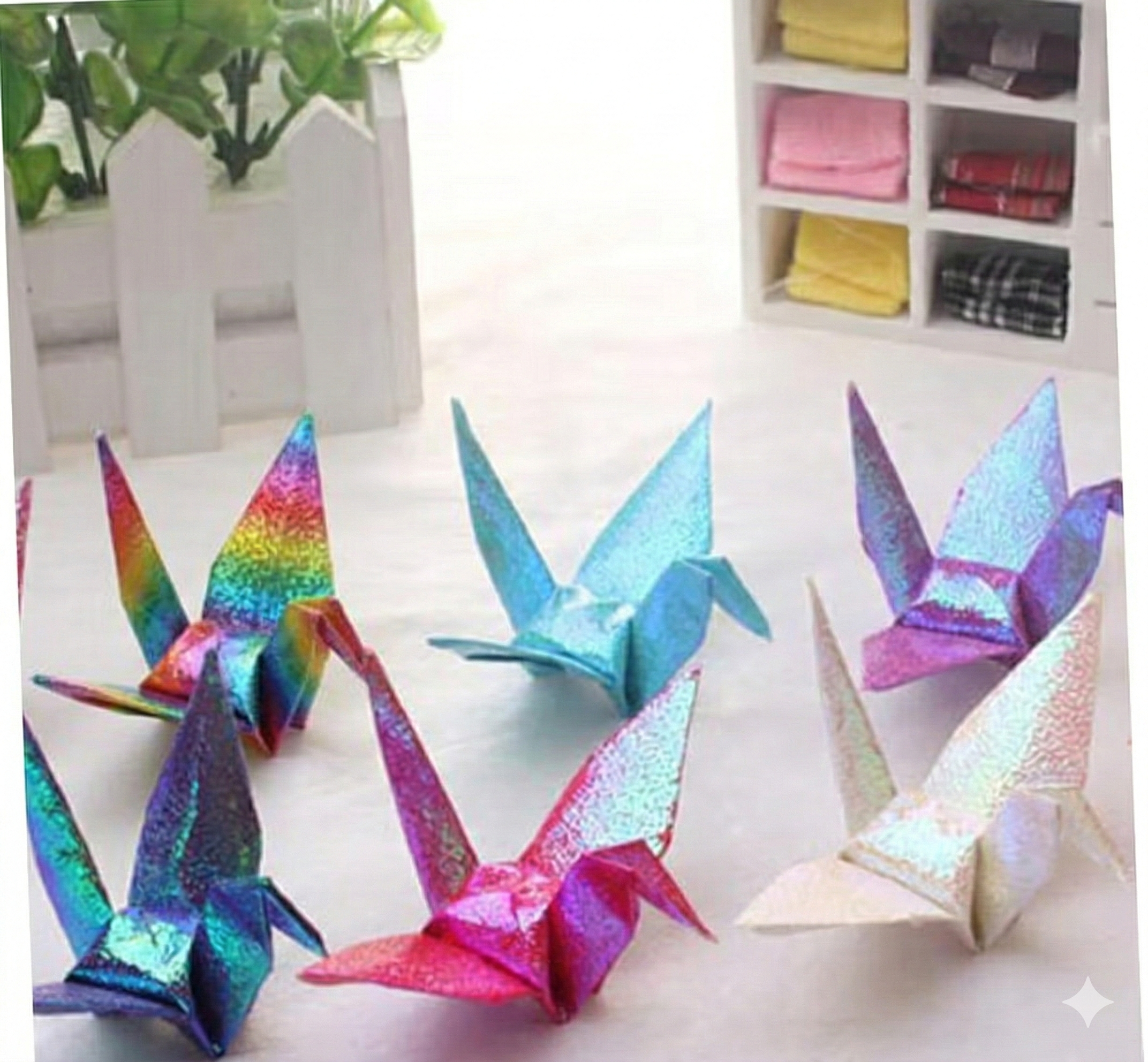 旅立ちの折り鶴