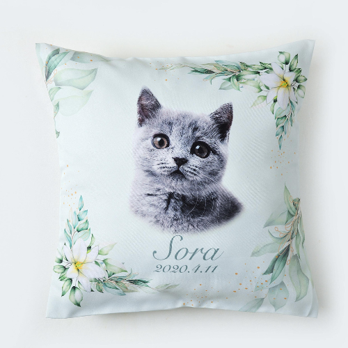 クッションカバーボタニカル